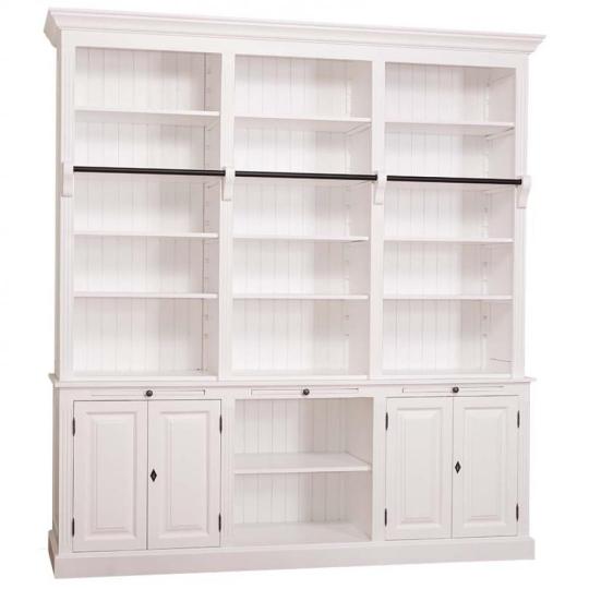 tomorfa feher konyvesszekreny nagymeretu tomorfa klasszikus rusztikus country stilusu nappali polcos butor mediterran butorok egyedi iroda paraszthaz videki stilusu lakberendezes lameridiana uzlet budapest egyedi butorok.jpg